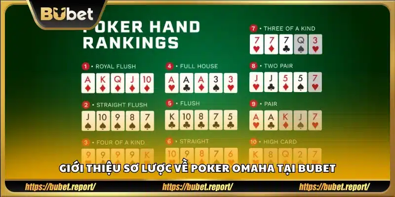 Tổng quan game Poker Omaha trên nền tảng Bubet