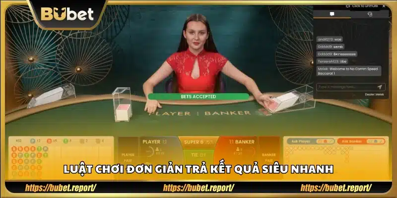 Quy tắc chơi dễ hiểu với tốc độ trả thưởng cực nhanh