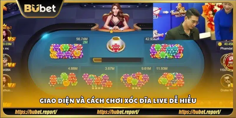  Hướng dẫn giao diện và lối chơi đơn giản của xóc đĩa live
